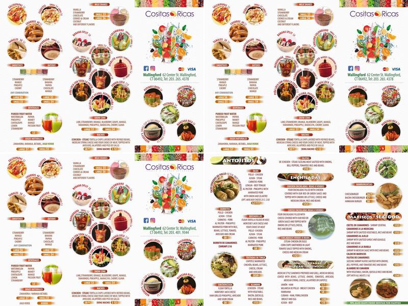 Cositas Ricas Menu