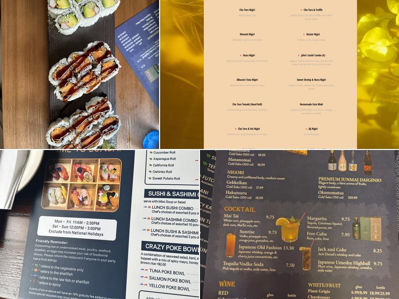 Crazy Stone Menu