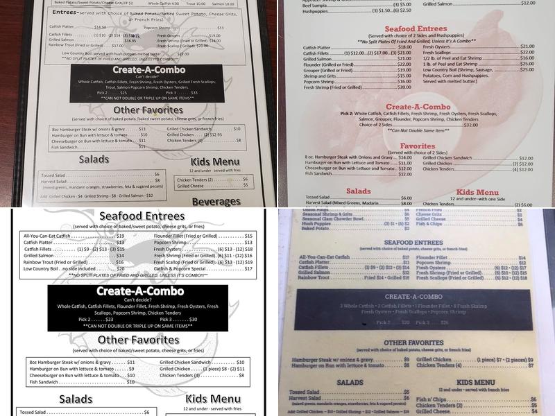 Creekside Caterers LLC Menu