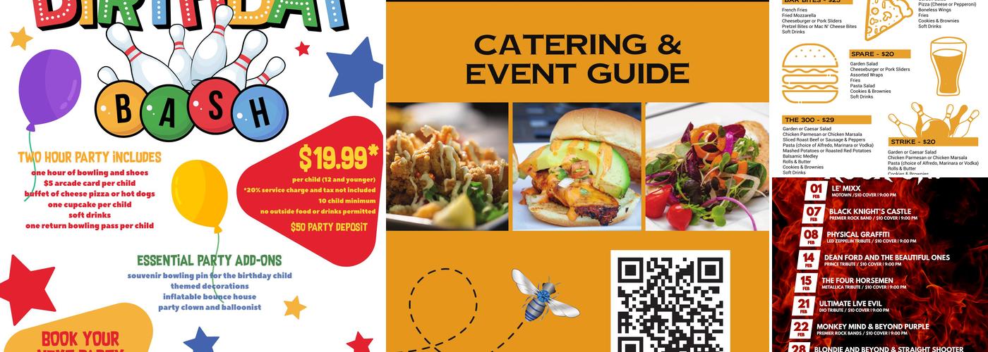 Crystal Bees Menu