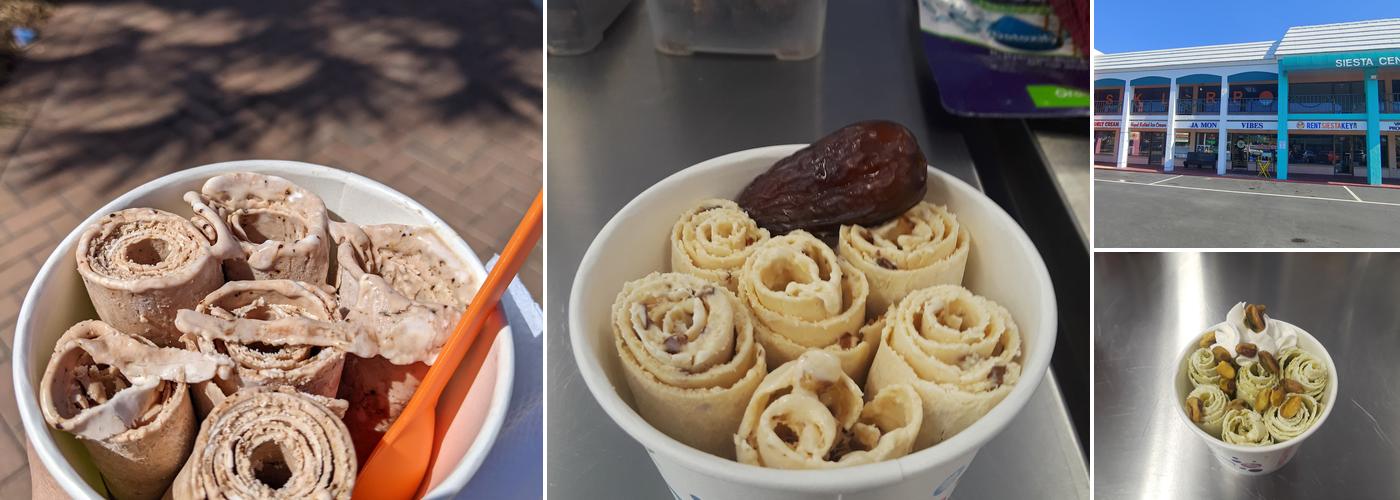CURLY CREAM Hand Rolled Icecream