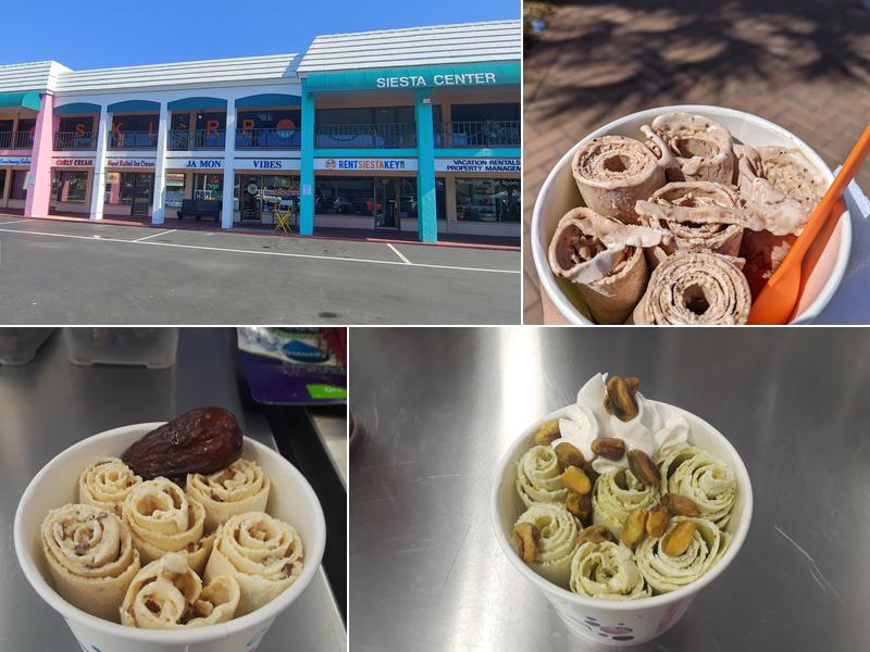 CURLY CREAM Hand Rolled Icecream