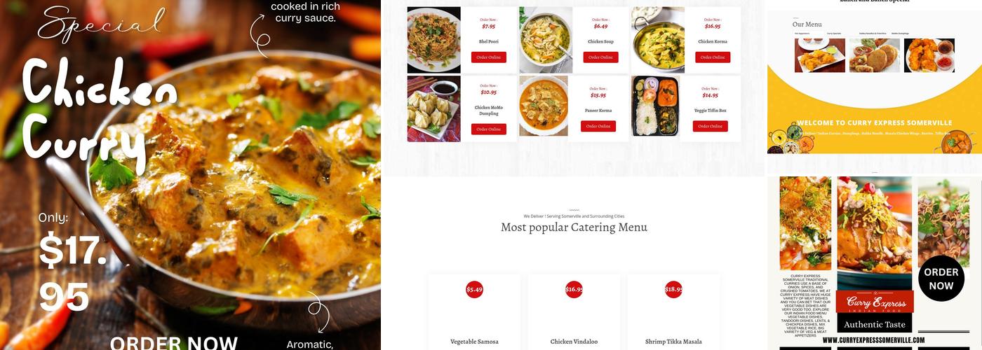 Curry Express Menu