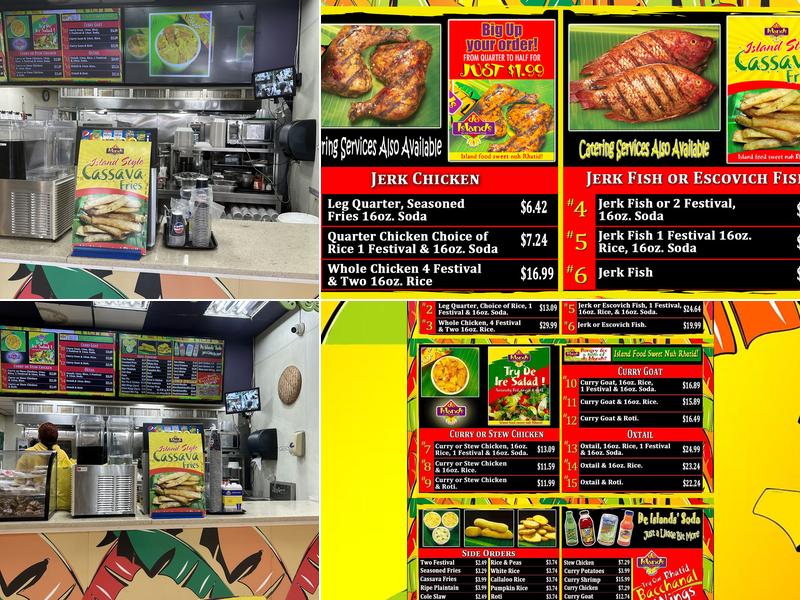 de Islands Menu