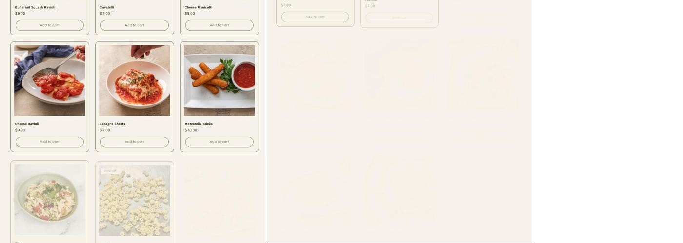 DePuma's Gluten Free Pasta Menu