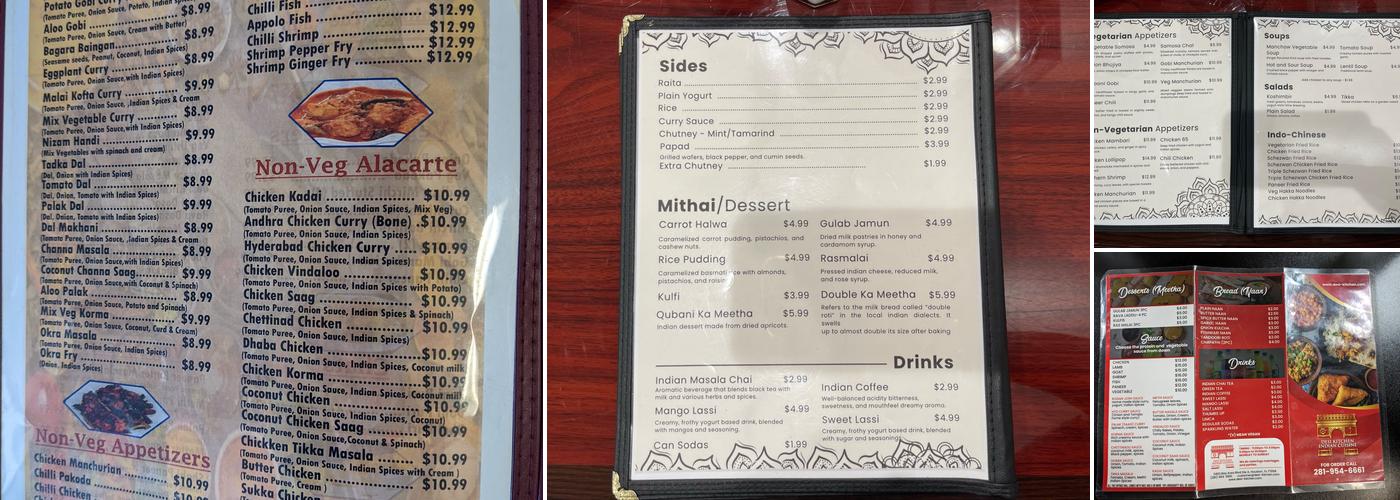 Desi Kitchen Menu