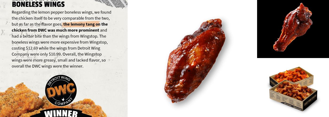 Detroit Wing Company Menu