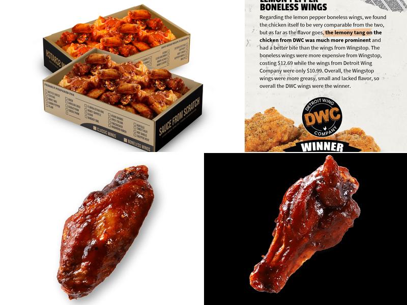 Detroit Wing Company Menu
