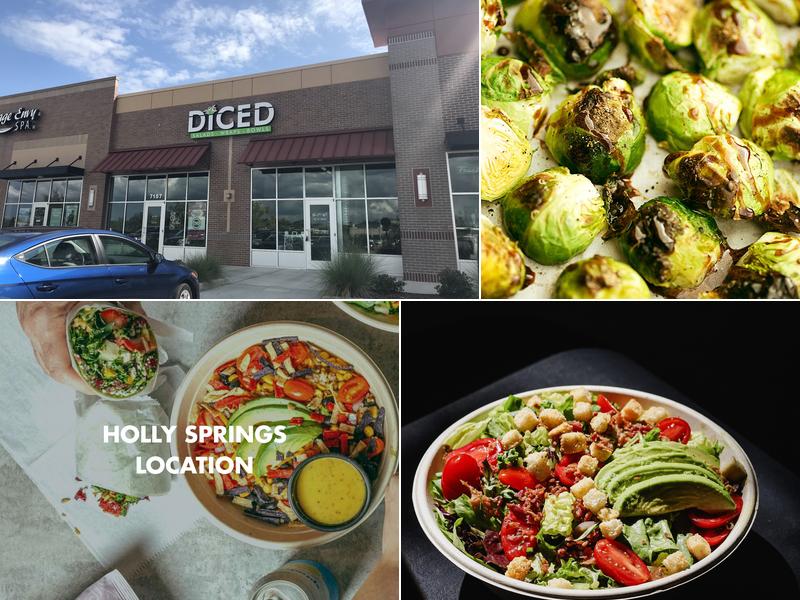DICED Salads, Wraps & Bowls - West Cary