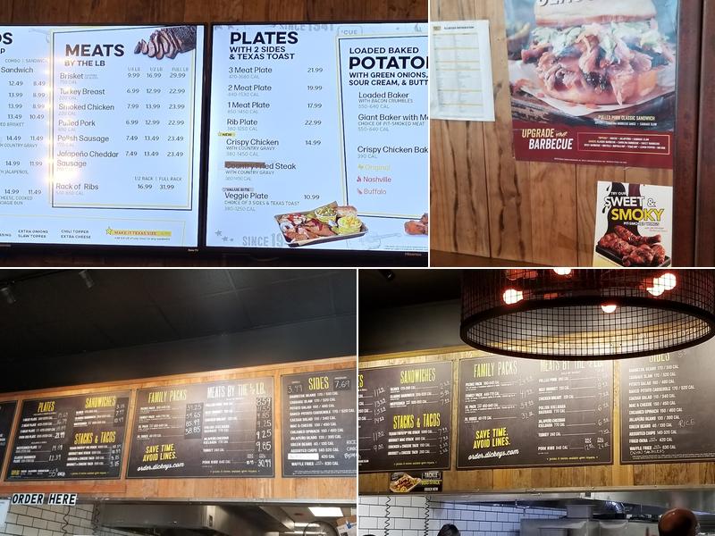 Dickey's Barbecue Pit Menu