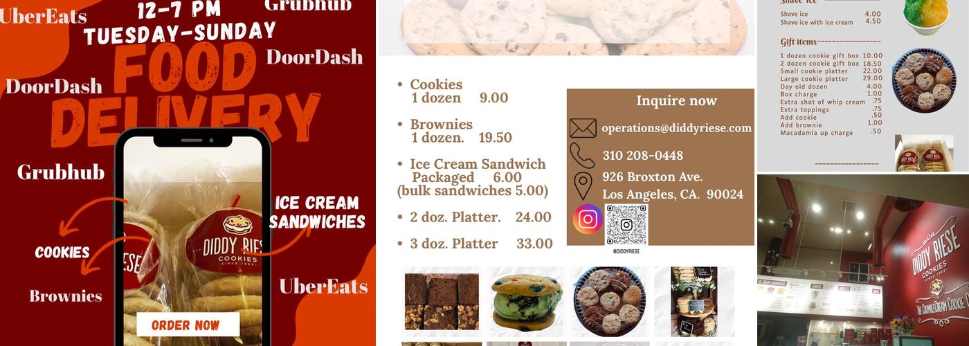 Diddy Riese Menu