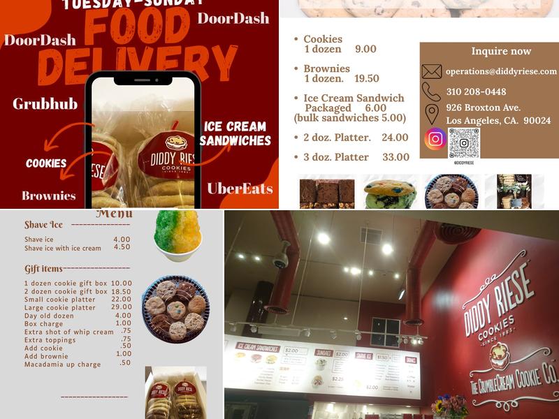 Diddy Riese Menu