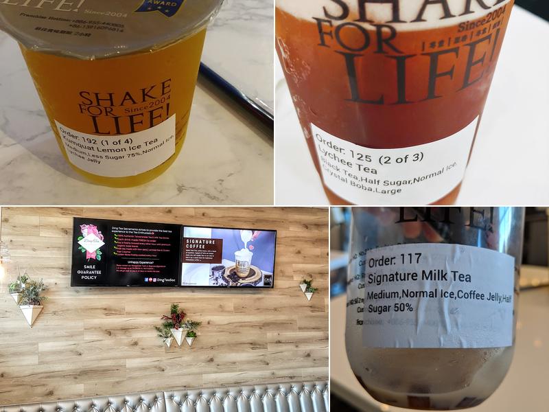 Ding Tea | Sacramento Menu