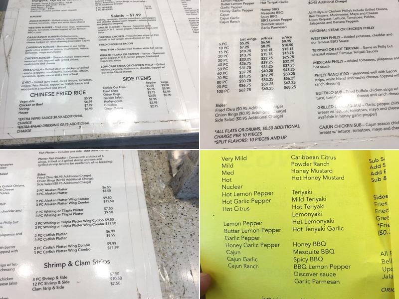 Discover Wings Menu