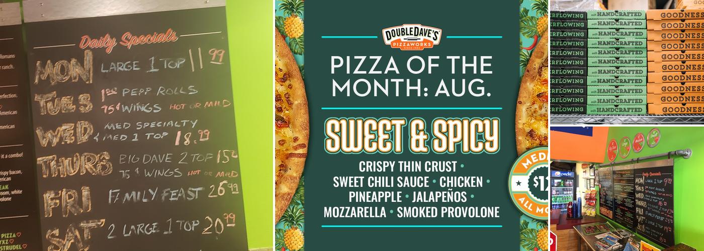 DoubleDave's Pizzaworks Menu