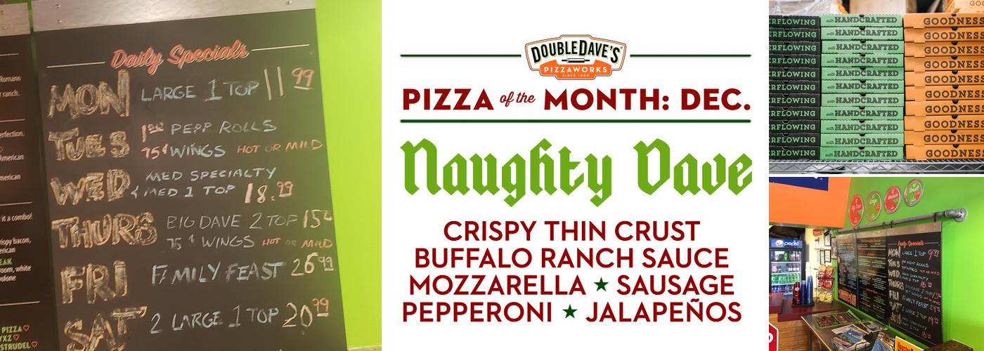 DoubleDave's Pizzaworks Menu
