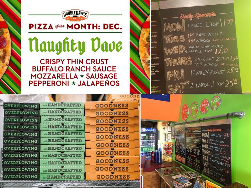 DoubleDave's Pizzaworks Menu