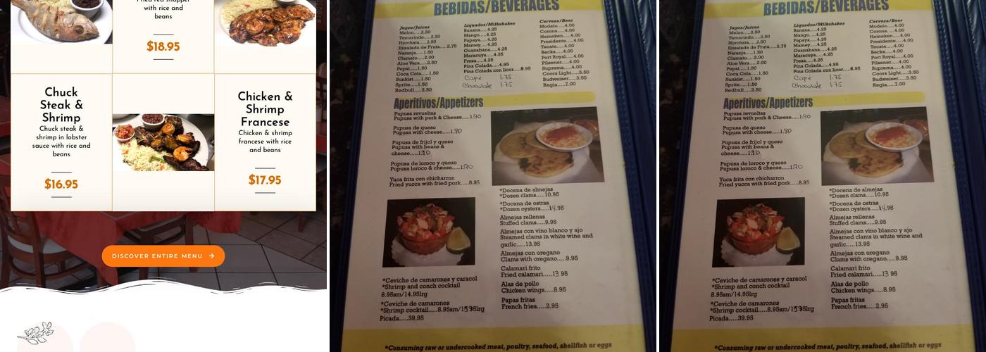 El Apretador Bay Shore Menu