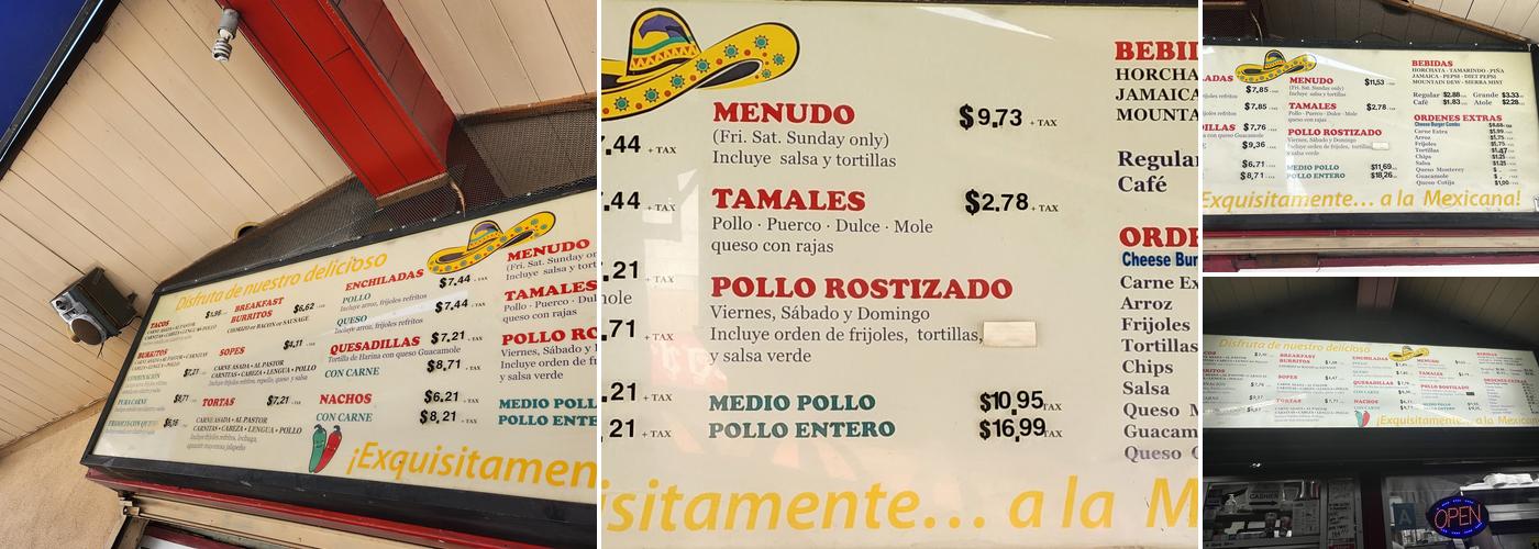 Charbroiled Chicken - El Jalapeño Menu