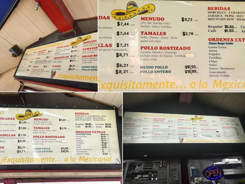 Charbroiled Chicken - El Jalapeño Menu