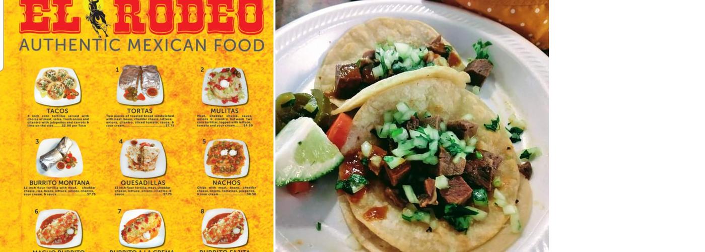 El Rodeo Menu