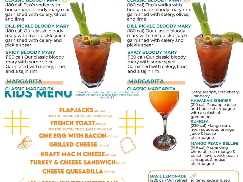 Famous Toastery Mooresville on Main Menu