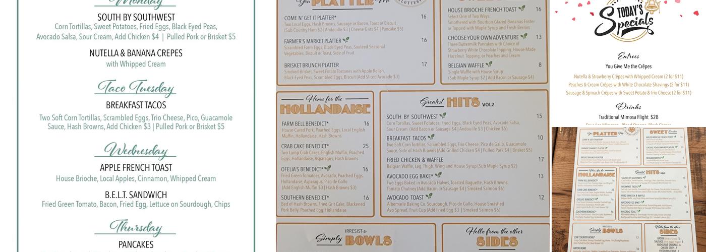 Farm Bell Kitchen Menu