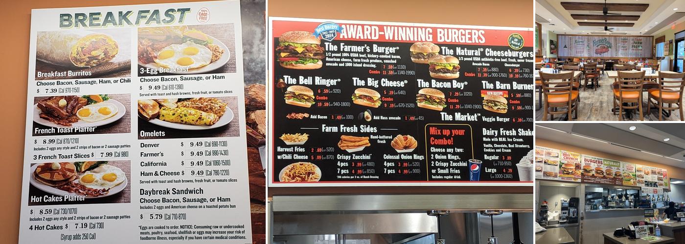 Farmer Boys Menu
