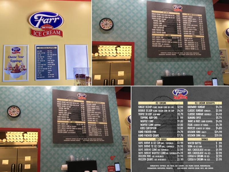 Yummy Ice Cream Emporium Menu