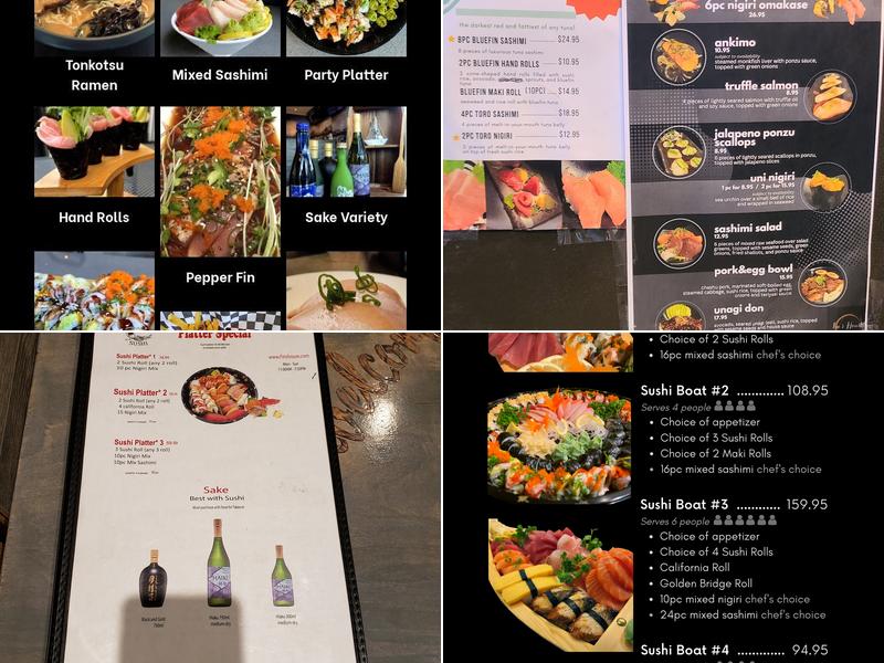 Fin’s House Sushi & Ramen Menu