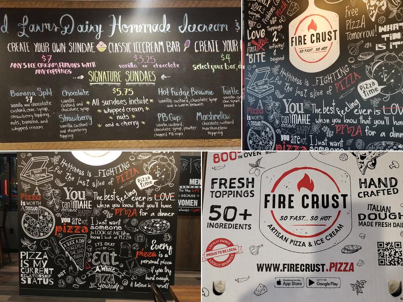 Fire Crust Menu