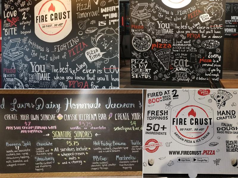 Fire Crust Menu