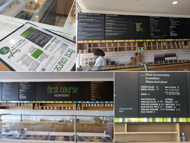 First Course Salad Kitchen Menu