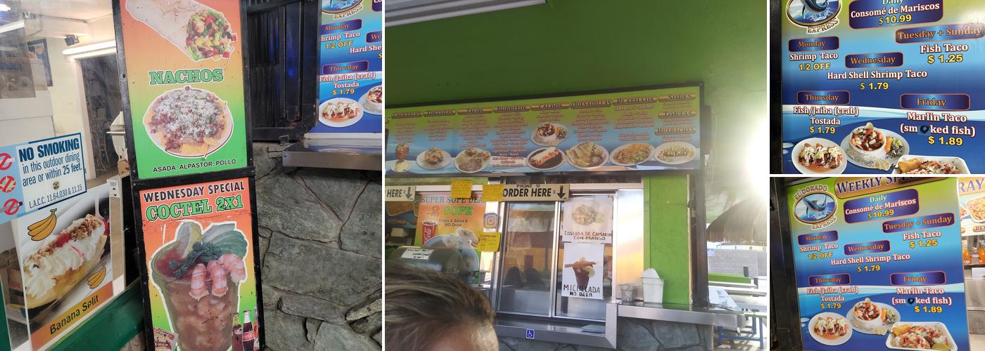 El Dorado Express Menu