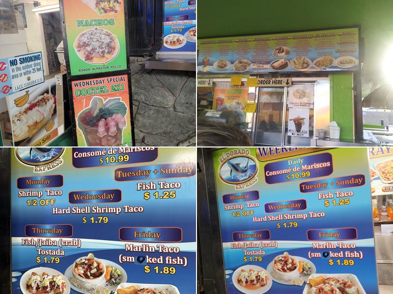 El Dorado Express Menu