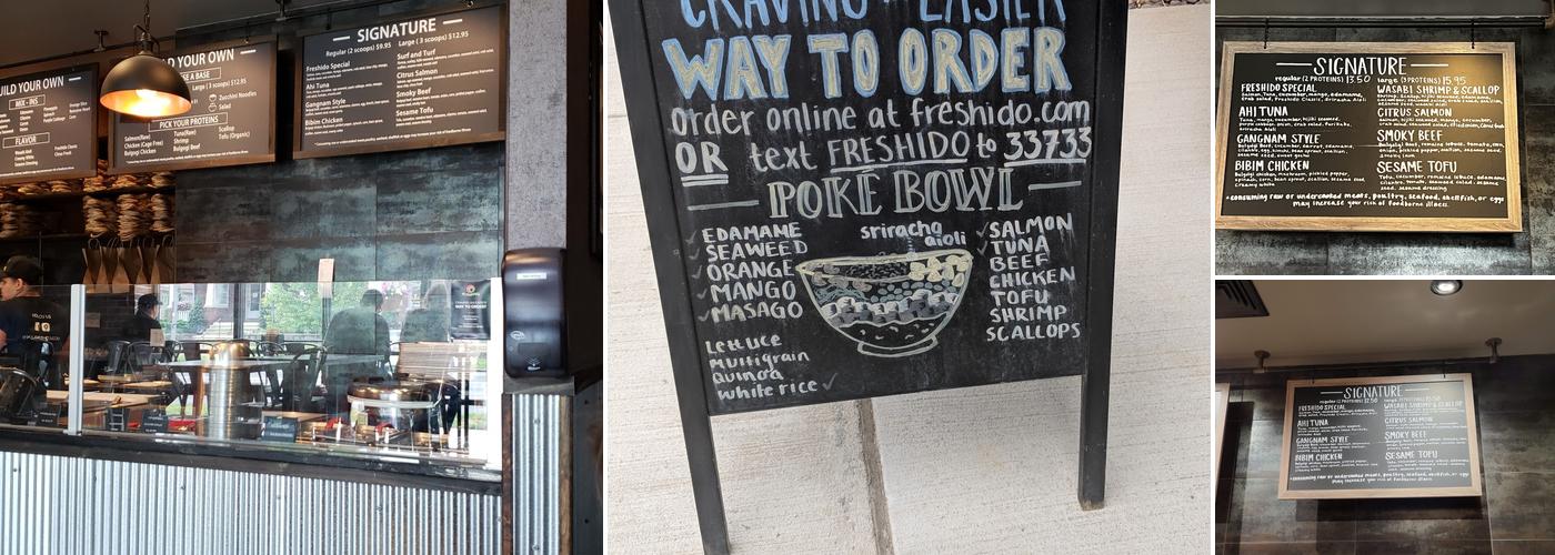 Freshido Menu