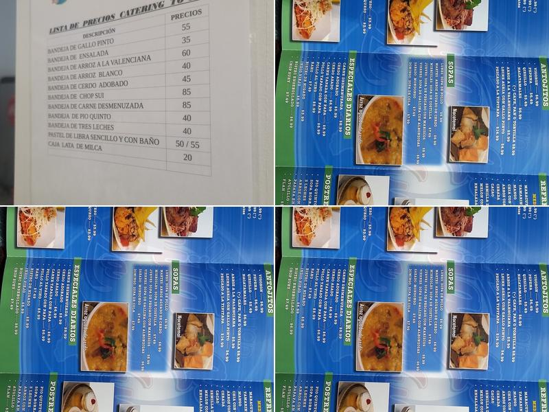 Fritanga La Nueva Menu