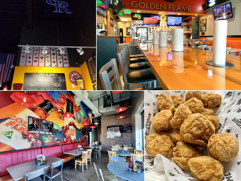 Golden Flame Hot Wings