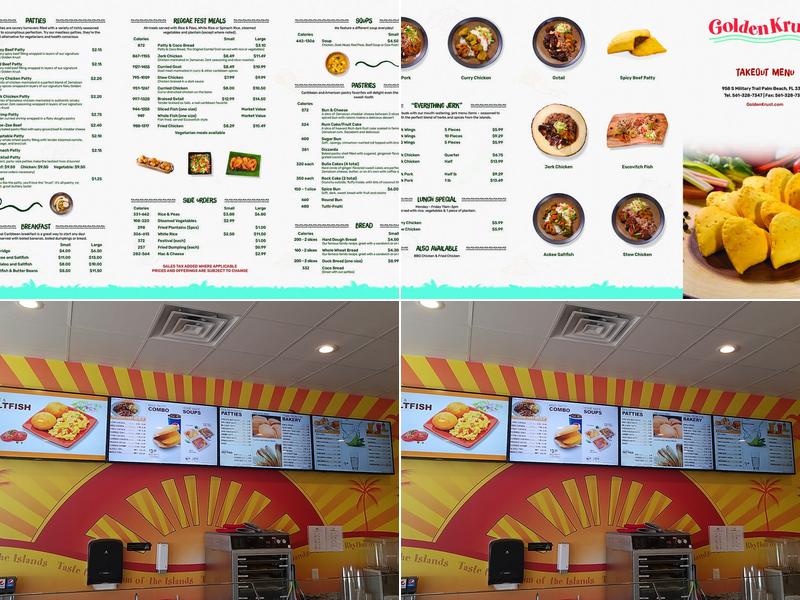Golden Krust Caribbean Restaurant Menu