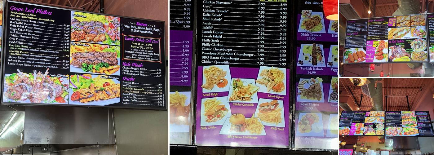Grape Leaf Express Menu