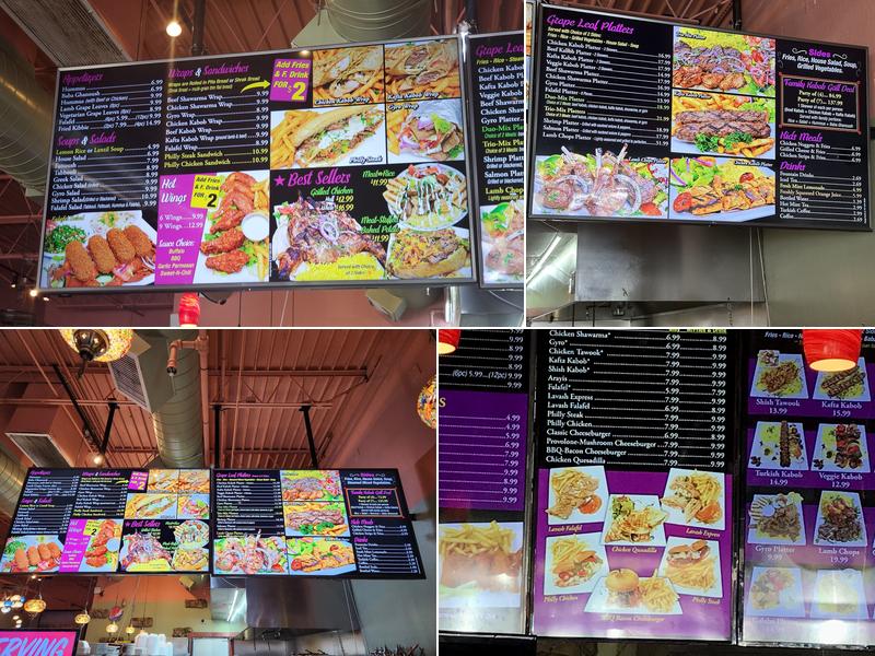 Grape Leaf Express Menu