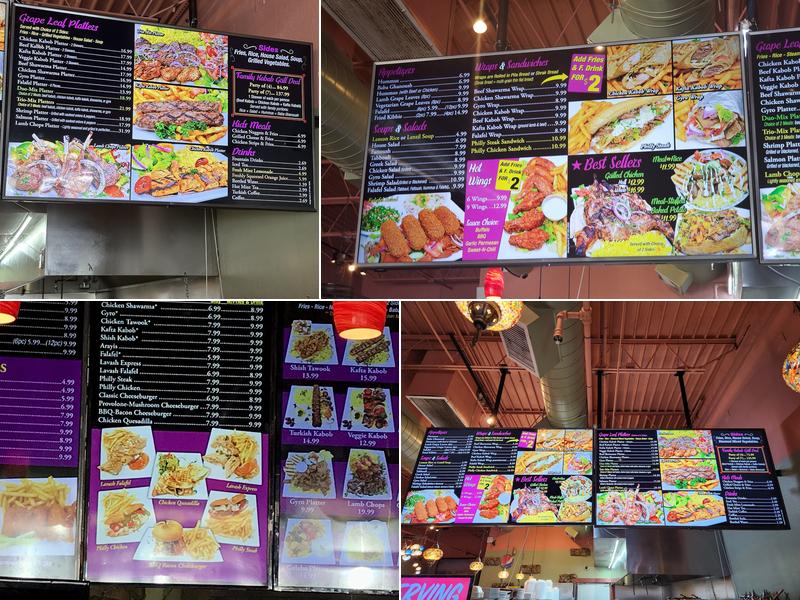 Grape Leaf Express Menu