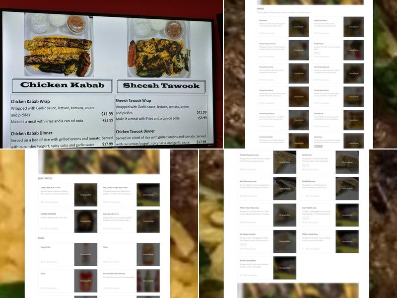 Halal Eats Menu
