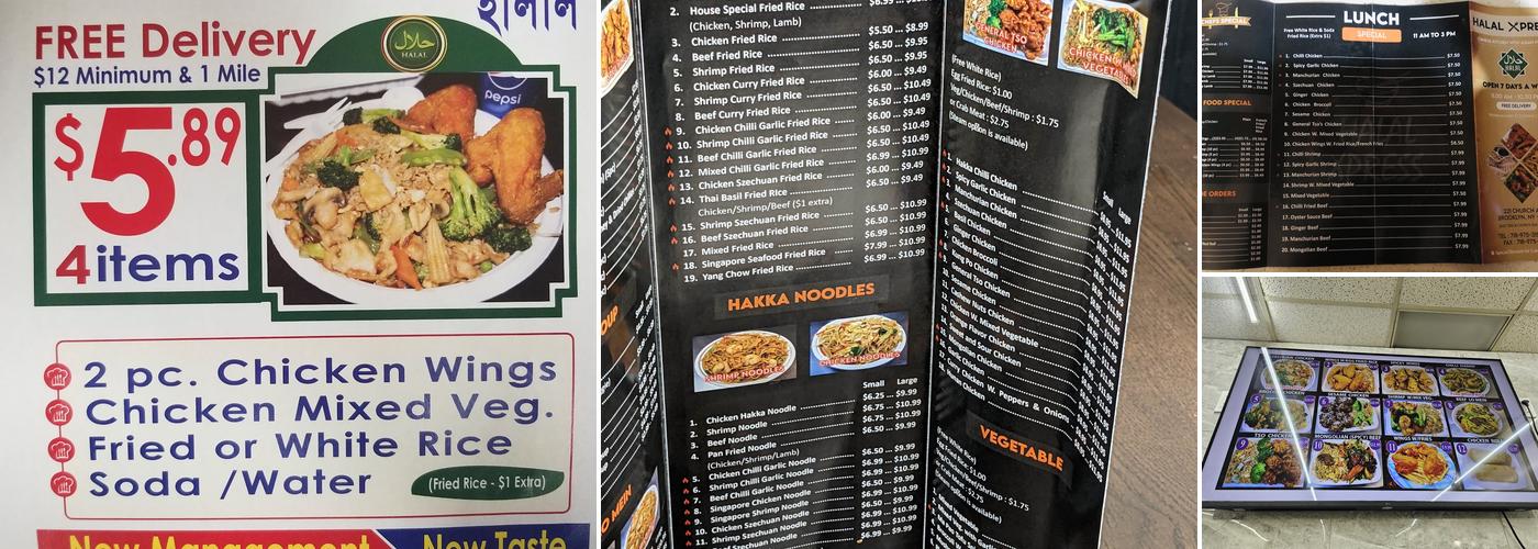 Halal Xpress Menu