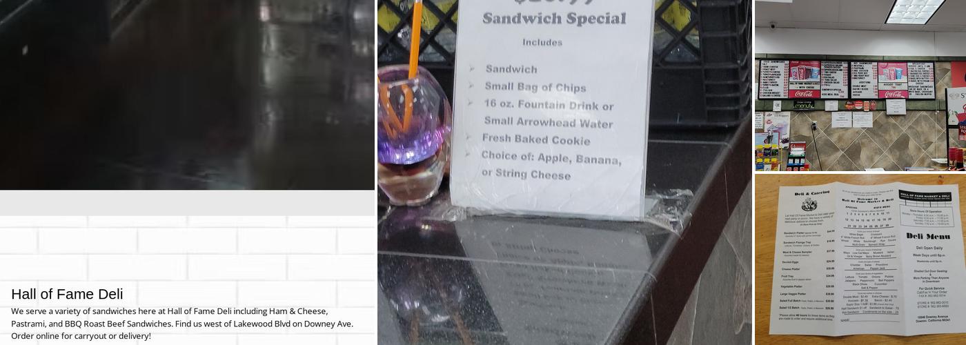 Hall of Fame Market & Deli Menu