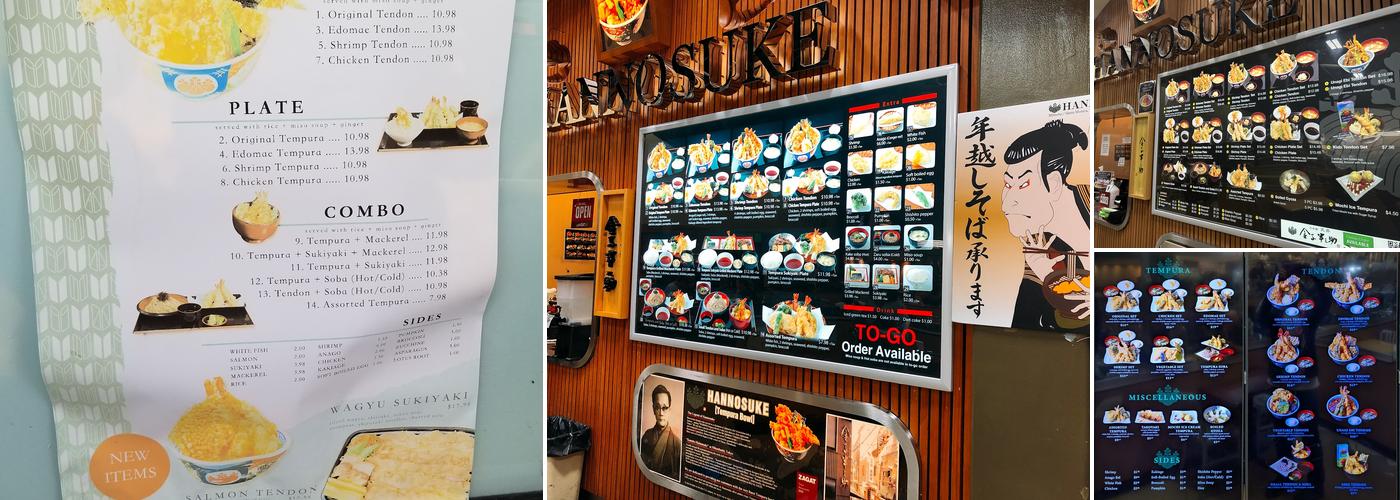 Hannosuke Menu