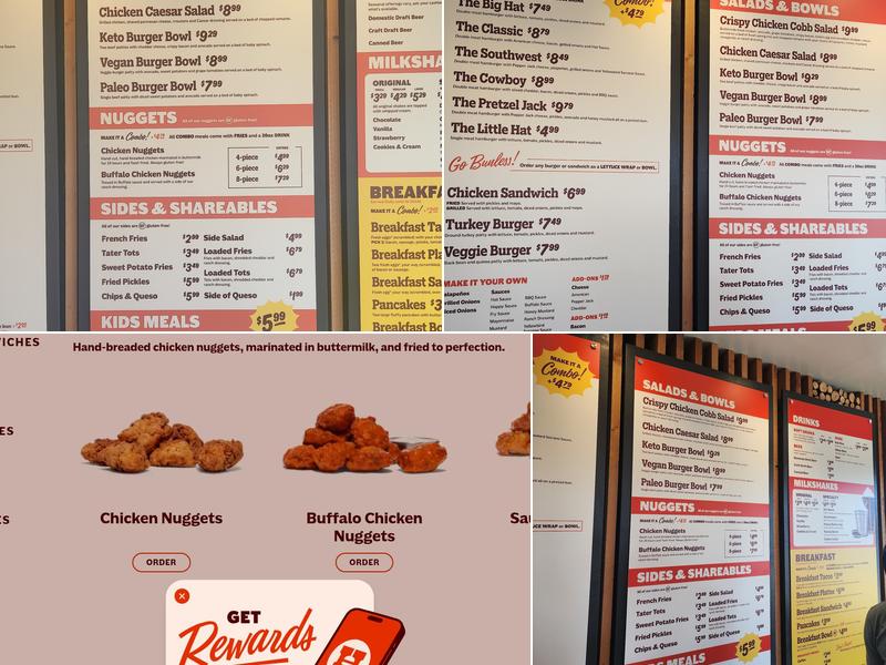 Hat Creek Burger Company Menu