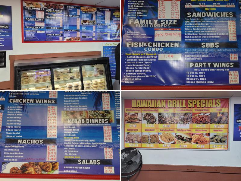 Hawaiian Grill - Jennings Menu