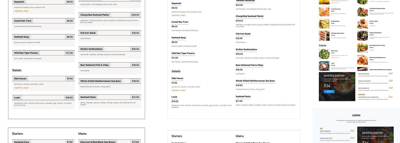 Hook Fish & Chicken Menu