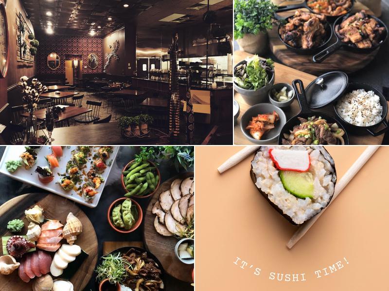 I am Korean BBQ and sushi